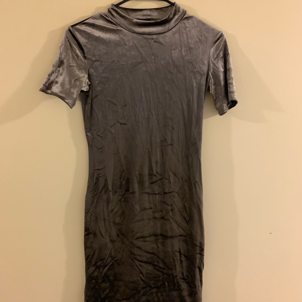 Zara velvet midi dress